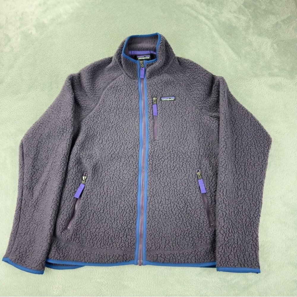 Patagonia NWT Men's Size Medium Retro Pile Jacket Piton Purple 22801 Style